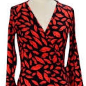 DVF LIP DRESS